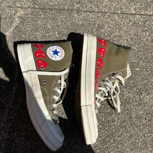 Converse x Comme Des Garçons Chuck Taylor High Top lightly loved